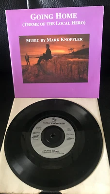 Mark Knopfler Going HomeTheme Of The Local Hero 7" 93 issue Vertigo Dire Straits Foto 1 de 4