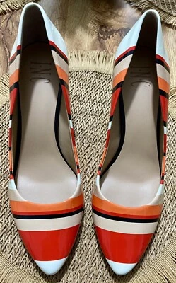 Tacones a rayas para mujer INC International Concepts talla 9 Foto 1 de 4