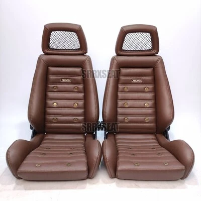 【1 PAIR】AUTHENTIC RECARO LXB CHOCOLATE RETRO【US LOCATION ➞ NO CUSTOMS】 - Image 1 of 4