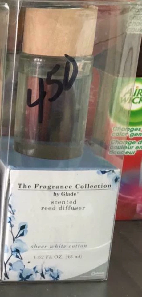 3 Glade The Fragrance Collection Sheer White Cotton Scented Reed Diffusers - Image 1 of 1