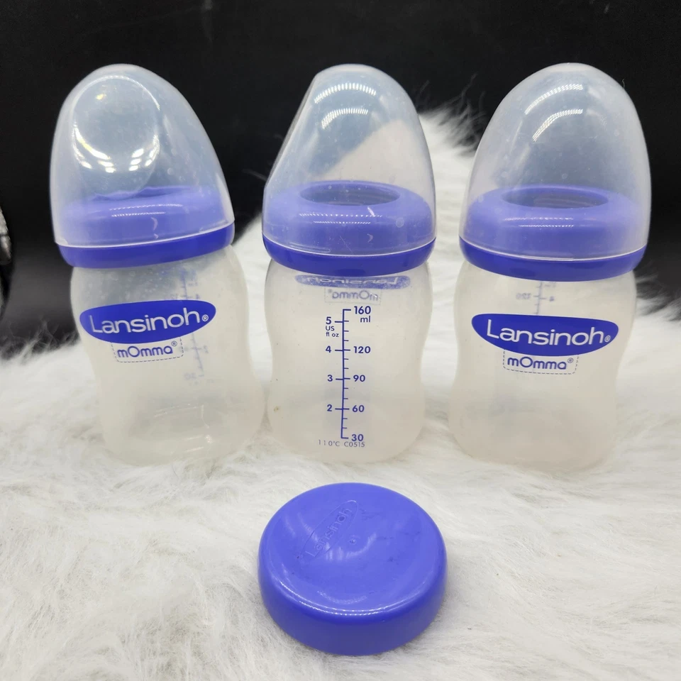 3 biberones de leche materna Lansinoh de 5 oz Foto 1 de 3