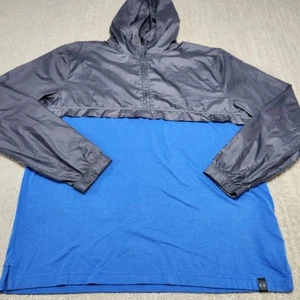 Under Armour Sportstyle Wind Anorak Men L Jacket Hybrid Windbreaker Running - Picture 1 of 7