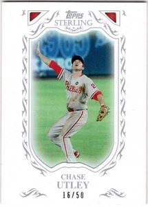 2009 TOPPS STERLING FRAMED WHITE 93 CHASE UTLEY PHILLIES **SET BREAK!** 16/50 - Picture 1 of 2