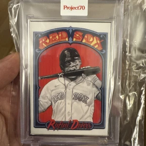 2021 Topps Project70 Rafael Devers #701 by Mister Cartoon AP SILVER FRAME /51 - Picture 1 of 3
