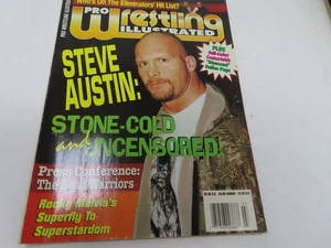 Revista de lucha libre profesional de colección Steve Austin Diamond pliegue central - Imagen 1 de 3
