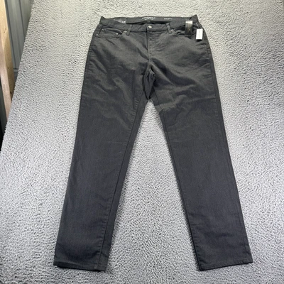 Pantalones de mezclilla Banana Republic para hombre 36x34 gris algodón calce atlético recto elásticos Foto 1 de 4