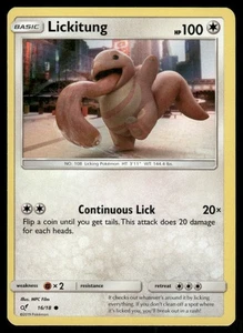 Pokemon Tcg Lickitung #16 Pokemon Detective Pikachu NM - Picture 1 of 2