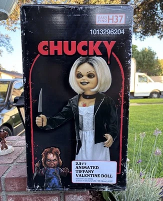 ⚡IN HAND⚡ 3.5 FT ANIMATED BRIDE OF CHUCKY TIFFANY VALENTINE ANIMATRONIC , New ✔