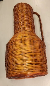 Vintage großer Weidenkrug Korb 18” x 8” SCHÖN - Bild 1 von 3