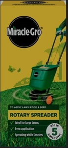 Miracle-Gro Rotary Spreader Lawn Spreader Fertilizer Sower Rock Salt Garden 48HR - Picture 1 of 1