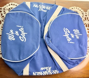 Ak-Sar-Ben Aksarben Blue & White Win In Style Duffel Bag Omaha Nebraska NE - Picture 1 of 9