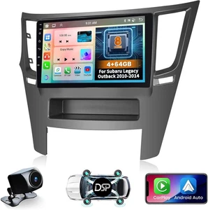 ✅8 Core 4+64GB Android 13 Car Stereo for Subaru Legacy Outback 2010-2014 DSP,GPS - Bild 1 von 8