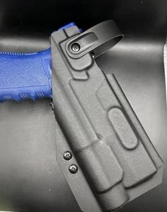 OWB Walther PDP 5” QLS W/ Level 2 Hood Light Bearing Kydex Holster RH - Picture 1 of 4