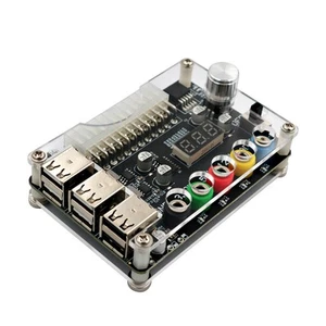 24Pin ATX Supply Board Module Adapter Connector Adjustable Voltage Knob3498 - Afbeelding 1 van 6