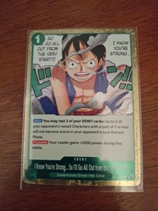 I Know You're Strong - Carrying On His Will - One Piece Englisch OP13-040 - Bild 1 von 1