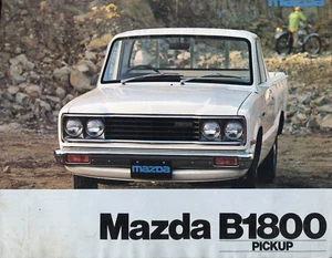 Mazda B1800 Pickup UK market full colour sales brochure 1977 - Picture 1 of 1