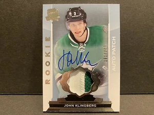 2014-15 Upper Deck The Cup /249 John Klingberg #114 RPA Rookie Patch Auto RC NHL - Picture 1 of 12
