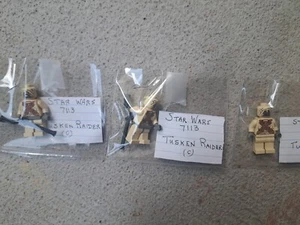LEGO Tuscan Raider Minifigure (7113) sw0052 Star Wars Episode 4/5/6, Lot Of 3 - Picture 1 of 6
