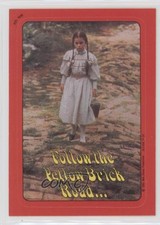 1985 Topps Return to Oz Stickers Follow the Yellow Brick Road #2 0f8