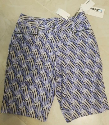 NEW Chase 54 Golf Shorts Size 2 Women Dryfuze Blue Black Bermuda Cornflower - Image 1 of 3
