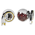 Boucles d'oreilles clous avant/arrière Washington Redskins bijoux de football NFL