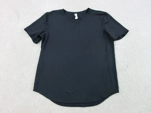 Lululemon Shirt Womens 8 Black Running Training Lightweight Outdoors Mesh Ladies - Picture 1 of 10