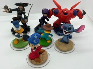 Skylanders Disney Character Figure Set of 7 - Big Hero 6, Barbosa, Big Hero 6 + - Picture 1 of 24