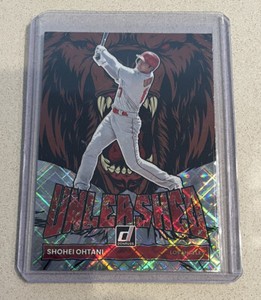 2022 Donruss Baseball SHOHEI OHTANI Unleashed DIAMOND PARALLEL - Angels - MINT