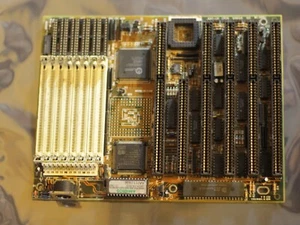 386 AT motherboard AMD 386 DX 40 Mhz baby AT ISA UMD FOR PARTS OR REPAIR - Picture 1 of 7