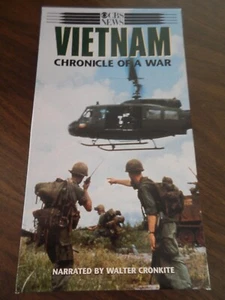 VIETNAM CHRONICLE OF A WAR CBS NEWS RARE VHS DOCUMENTARY CRONKITE 1981 TV - Picture 1 of 2