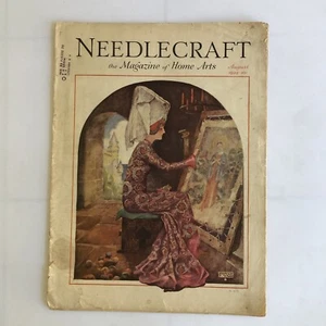1929 August Antique Needlecraft Fashion Magazine - Picture 1 of 8