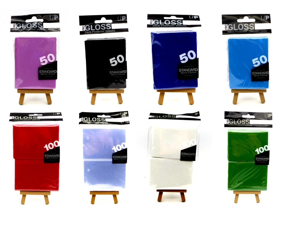 Ultra Pro Pro Gloss Deck Protector Sleeves Kartenhüllen Standardgröße Farbenwahl - Bild 1 von 1