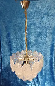 B23/ 13 Vintage Retro Hängelampe Eislampe Sputnik Space Panton 60er - 70er - Bild 1 von 10