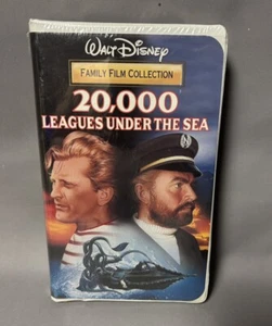 20,000 Leagues Under The Sea Walt Disney Family Film Collection VHS New Sealed - Foto 1 di 7