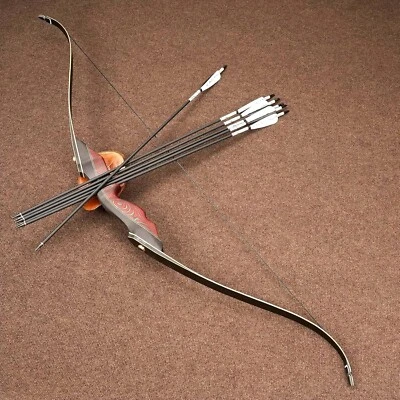 PMZ Archery 60" Takedown Recurve Bow Right Hand 25lb Draw Weight for Hunt - Image 1 of 4