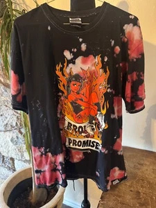 Broken Promises Shirt Men large Tie Dye - Picture 1 of 4