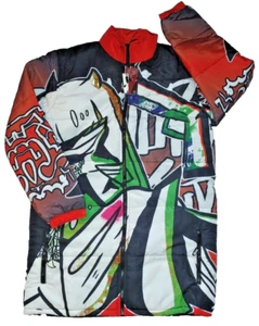 Chaqueta Culture Vulture Para Hombre Invierno Estilo Hinchado Talla XL Nueva - Imagen 1 de 6