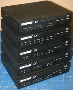 Bulk of 5 SHURE LX LX4 MARCAD DIVERSITY Wireless Receiver AS IS Parts - Picture 1 of 14