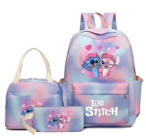 Lilo And Stitch Backpack School Travel Bookbag - Picture 1 of 2