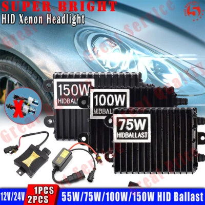 55W 75W 100W 150W Replace HID Ballast For Xenon HID Headlight Control Module BDM - Image 1 of 4