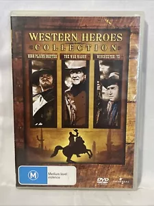 Western Heros Collection - 3 Movie Set - John Wayne Clint Eastwood R2/4 FreePost - Picture 1 of 11