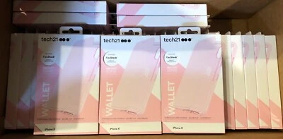 Lot of 30 Tech21 Evo Wallet Case Card Slots for iPhone X & XS Rose Pink NEW - Image 1 of 4