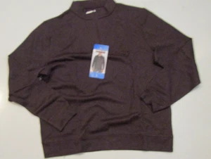 KIRKLAND SIGNATURE Quarter 1/4 Zip Purple Pullover Sz Large L Mens NWT - Picture 1 of 3