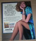 1987 print ad page -No Nonsense Sheer Silky Pantyhose SEXY Girl legs Advertising