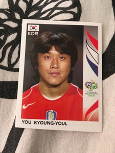 2006 PANINI WORLD CUP GERMANY FIGURE 499 MINT YOU KYOUNG YOUL