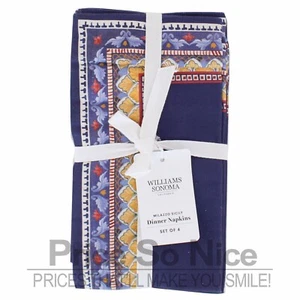 Servilletas Williams Sonoma Milazzo Sicily, juego de 4, precio de venta sugerido por el fabricante $50 - Imagen 1 de 2