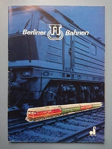 Catálogo maqueta tren trenes locomotoras vagones vías trenes de Berlín TT años 70 - Imagen 1 de 12