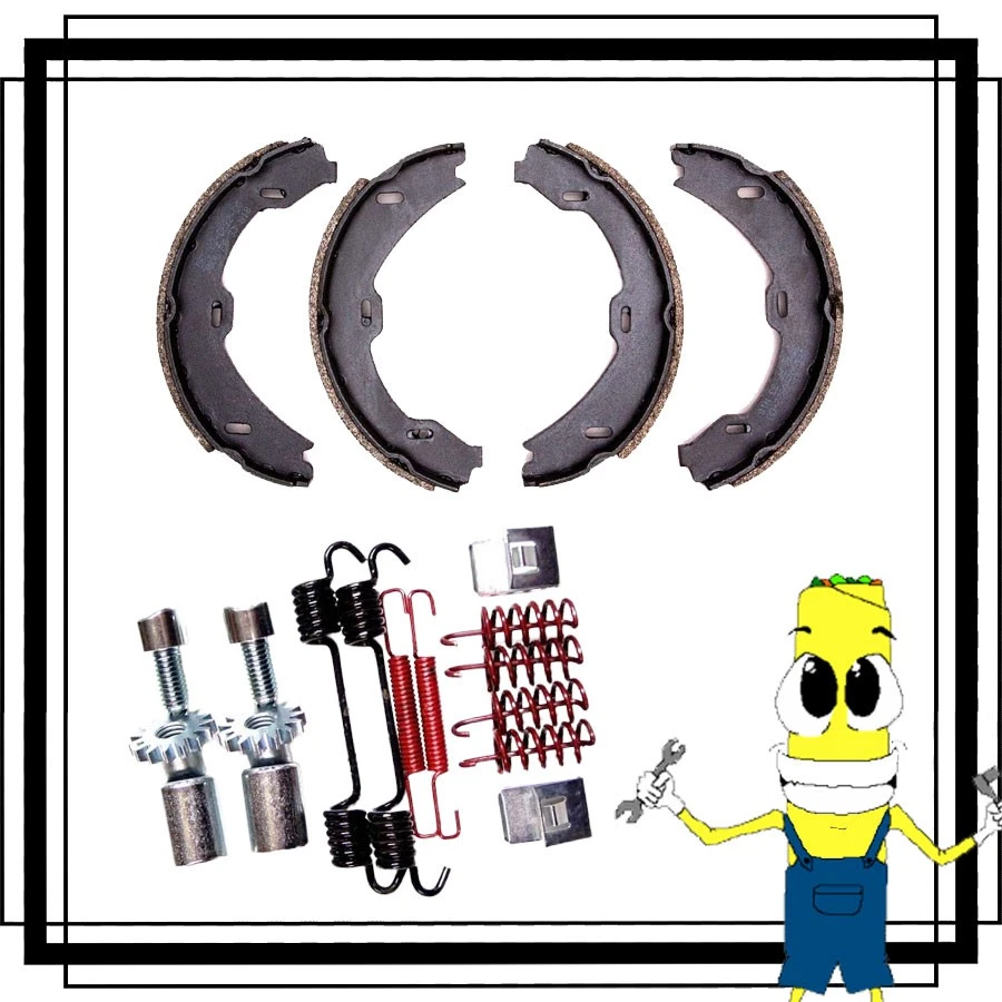 Kit de herrajes de zapata de freno de emergencia de estacionamiento para Mercedes-Benz S55 AMG 2001-2006 Foto 1 de 1