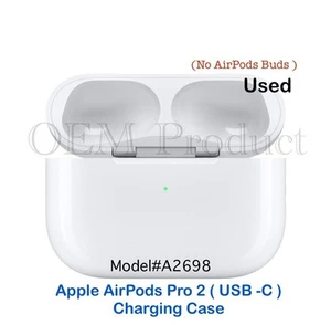 Original Apple AirPods Pro 2 USB-C Magsafe Charging Case A2968 Free 3in1 Cable - Picture 1 of 5