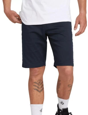 Volcom Frickin Modern Stretch 21 Shorts in Dark Navy for men REFB5S2 - Image 1 of 4